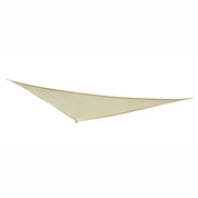 Easycomfort Tenda a vela Tendone parasole triangolare in poliestere (colore: bianco, dimensione: 6x6x6m)