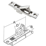 Alzapagliolo acciaio inox aisi 316