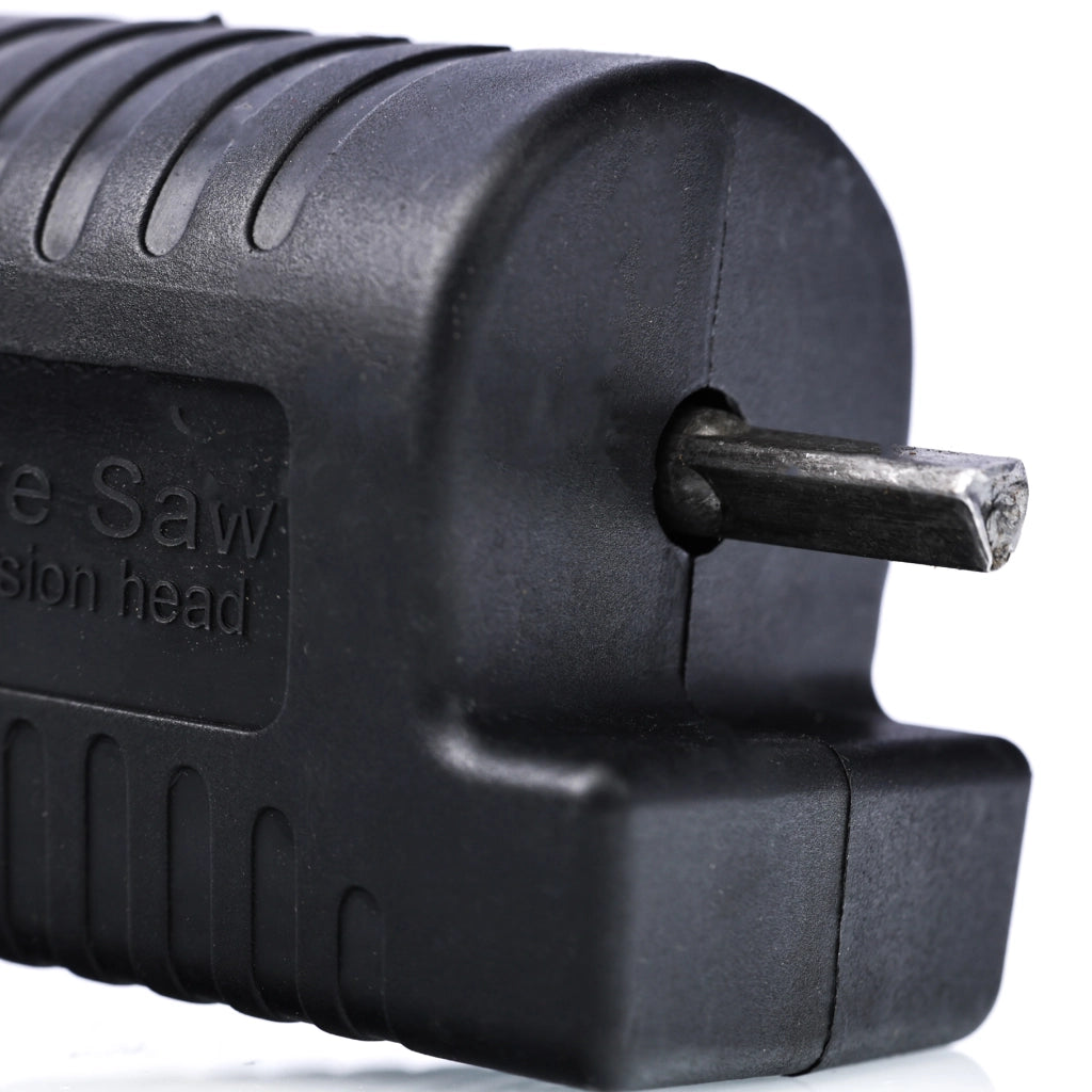 Sega Alternativa con Adattatore per Trapano e 3 Lame – Rosfix | Acciaio Inox + ABS, Nero