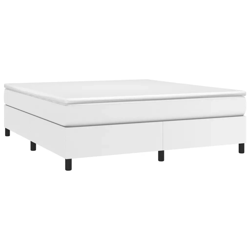 Struttura Letto a Rete a Molle Bianco 180x200 cm in Similpelle 3121060