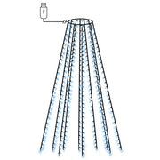 Rete di Luce per Albero di Natale 300 LED Blu 300 cm CFW9958743