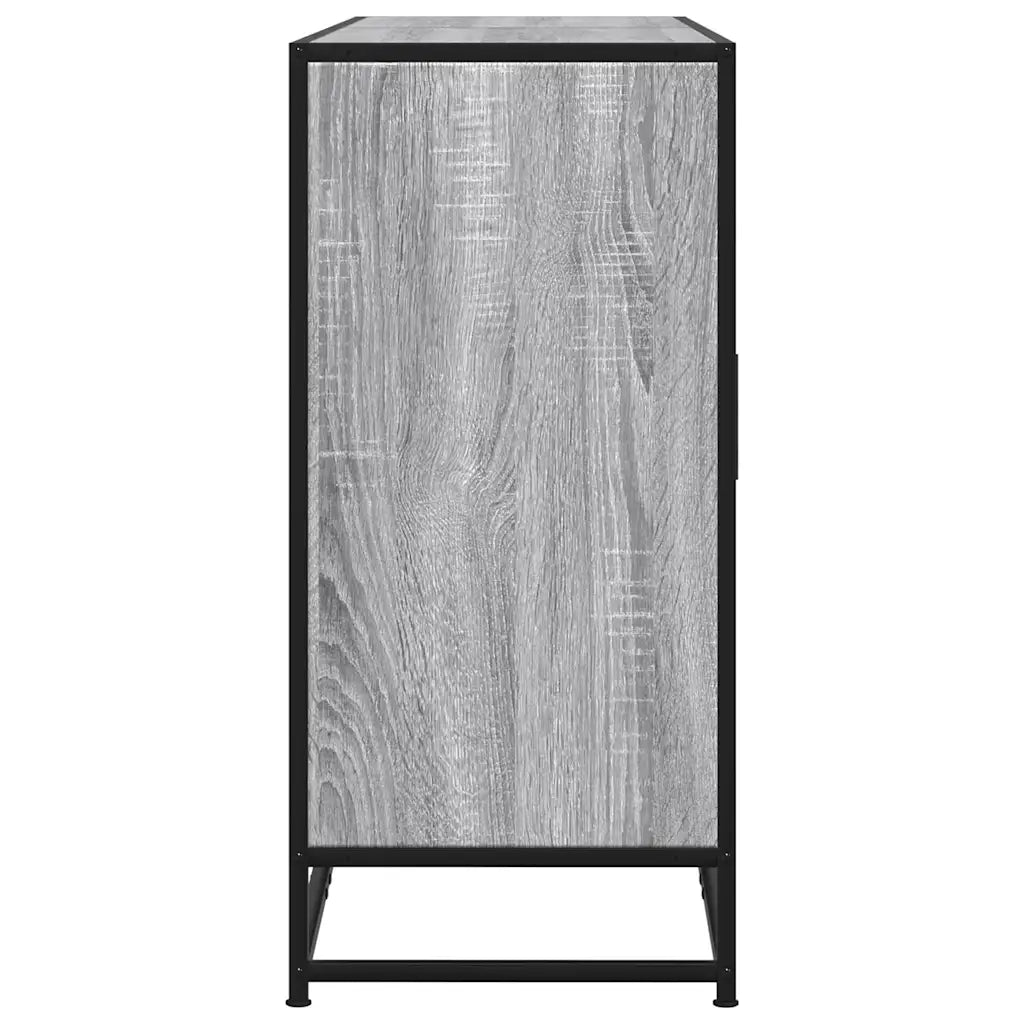 Credenza-Buffet-Armadio da cucina Grigio Sonoma 134x35x76 cm in Truciolato