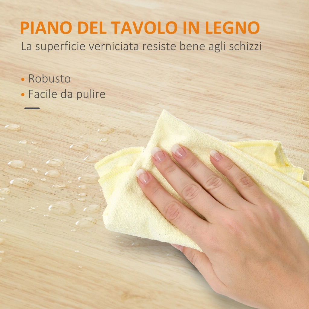 Carrello da Cucina in Legno con Cassetto, Armadietto e Ruote, 83x45x88cm, Nero