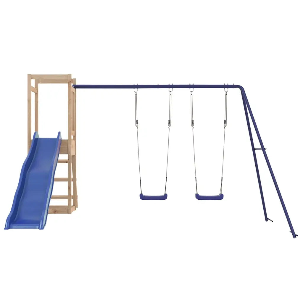 Set da Gioco da Esterno in Legno Massello di Pino CFW7874952
