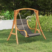 Sedia a Dondolo Senza Telaio con Cuscino in Legno Curvato 313942
