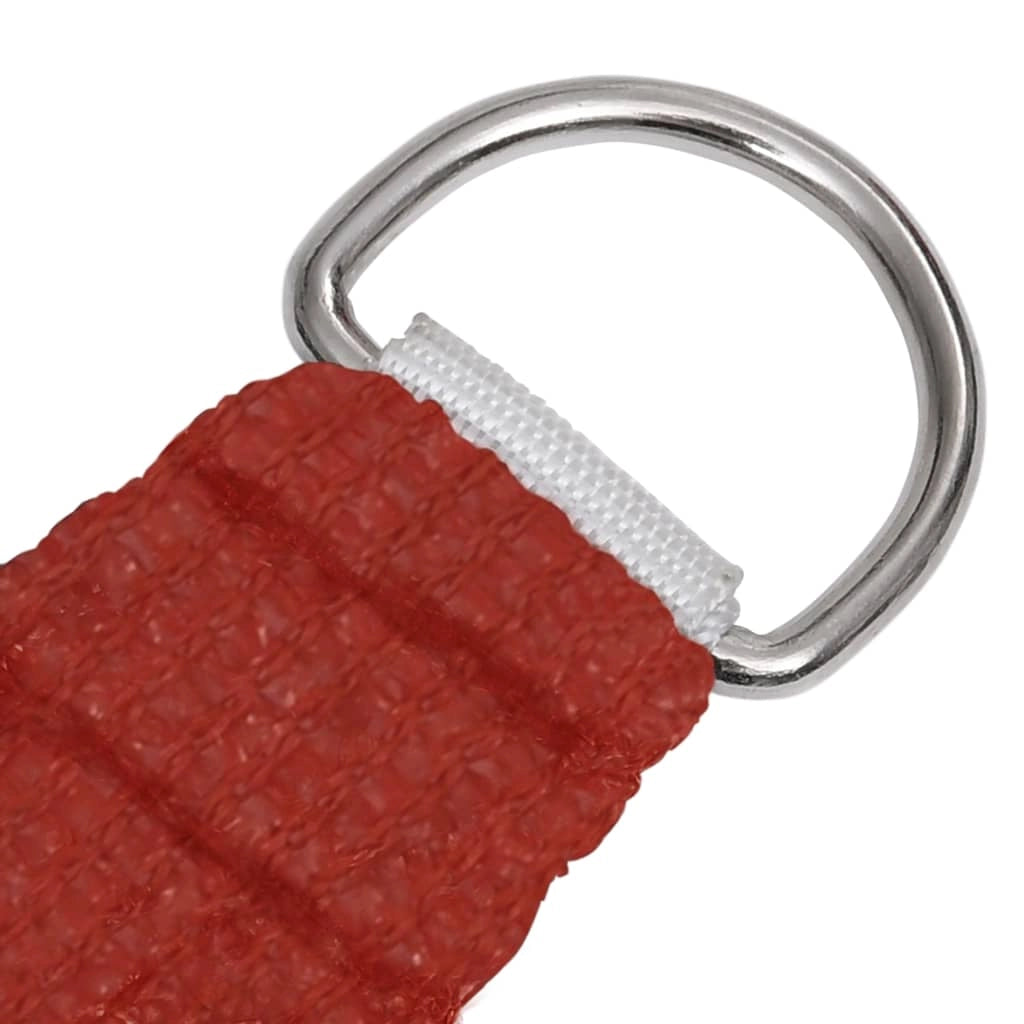 Vela ombreggiante/ombrellone 160 g/m² rosso 3,5 x 5 m HDPE 02_0009261