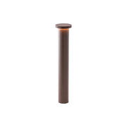 Tiberio Bollard LED 10W 4000K IP65 Corten - Paletto luminoso da giardino 45cm - Rossini Group