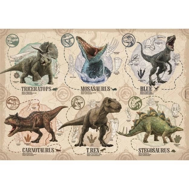 CLEMENTONI - 104 pezzi - Jurassic World