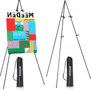 Supporto per Arte 63 pollici - Esecuzione in Metallo con Borsa - Esecuzione Portatile e Ripiegabile per Schede da Pittura