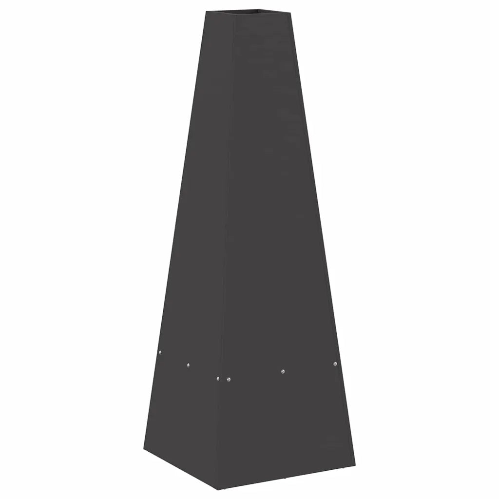 Focolare Nero 35 x 35 x 100 cm Acciaio CFW2192622