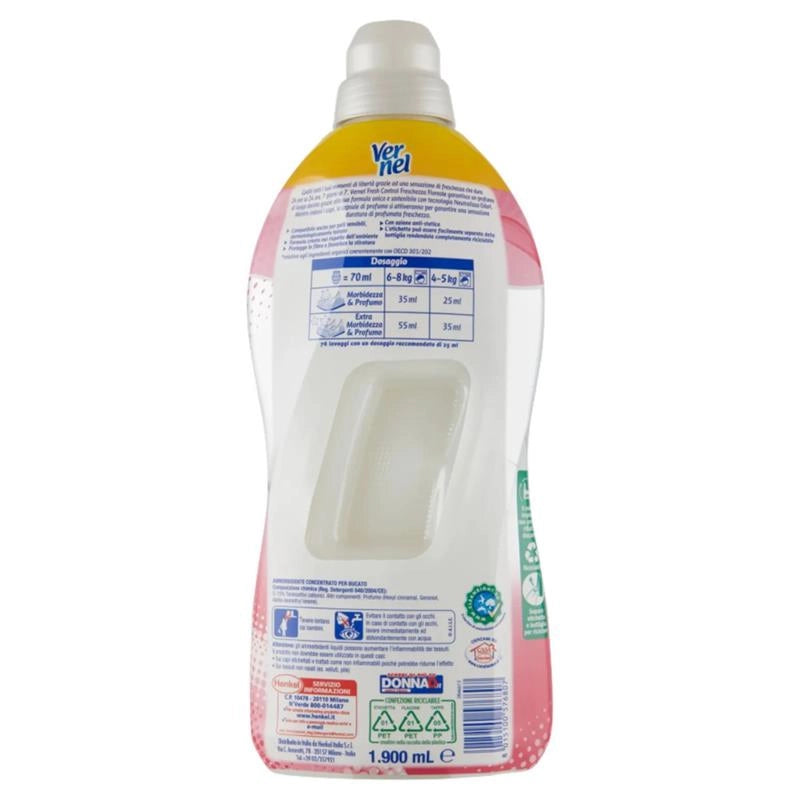 VERNEL AMMORBIDENTE CONCENTRATO FRESCHEZZA FLOREALE 76 LAVAGGI 1.9 LT