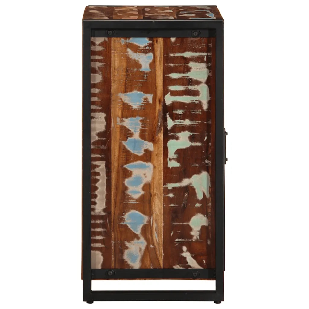 Credenza-Buffet-Armadio da cucina Multicolore 55x35x70 cm in Legno Massello Recupero 714711