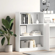 Libreria Bianca 80x24x109 cm in Legno Multistrato