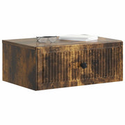Set di 2 Comodini | Armadio da Notte | Mobiletto da notte Rovere Fumo 49 x 34,5 x 20 cm