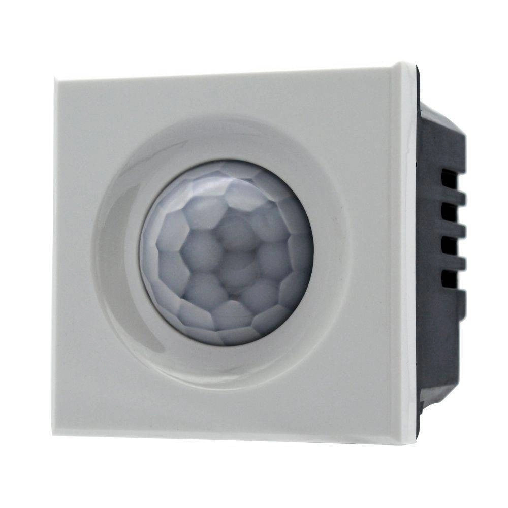 Trade Shop - Sensore Movimento Pir Infrarossi 2m Timer Bianco Compatibile Bticino Axolute -