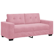 Divano | Divano da soggiorno | Sofa Divanetto Rosa 180x77x82 cm in Velluto