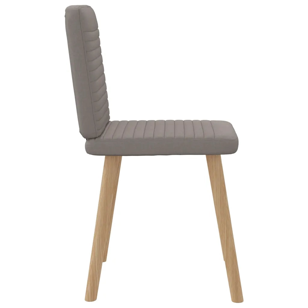 vidaXL Sedie da Pranzo 6 pz Grigio Talpa in Tessuto