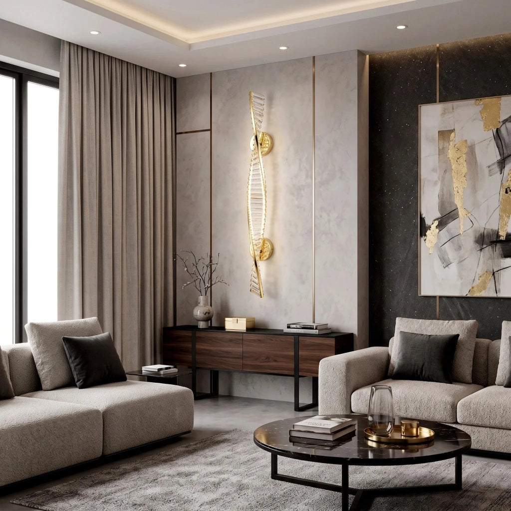 Applique Da Parete Led App1952-w 100cm Gold