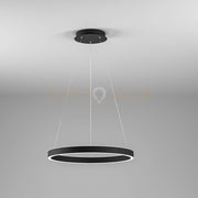 CRISEIDE S/P - LAMPADARIO A SOSPENSIONE NERO 1 LUCE LED 3000K 3100LM 60W DIMMERABILE