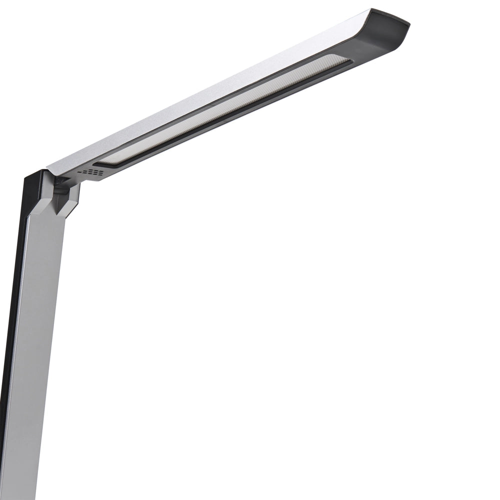 Lampada da scrivania a LED Materiale sintetico argento Luminosità e colore regolabili Dimmer Casa Ufficio