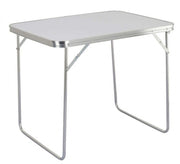 Tavolino 80x60x69 h cm in Acciaio Bianco