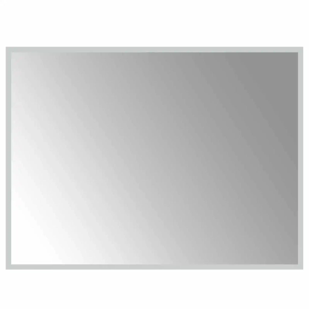Specchio da bagno LED Trasparente 80 x 60 cm vetro temperato 42045818