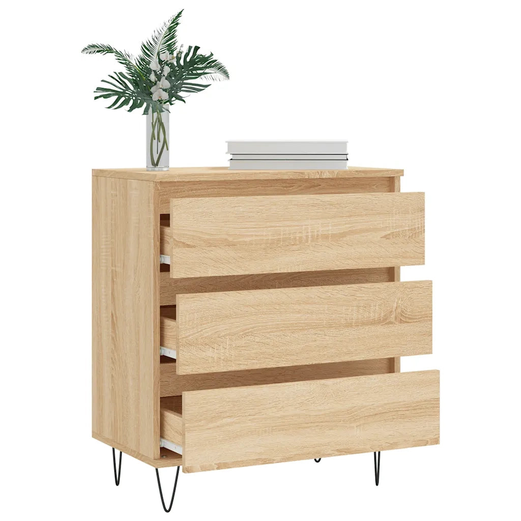 Credenza Rovere Sonoma 60x35x70 cm in Legno Multistrato 827183