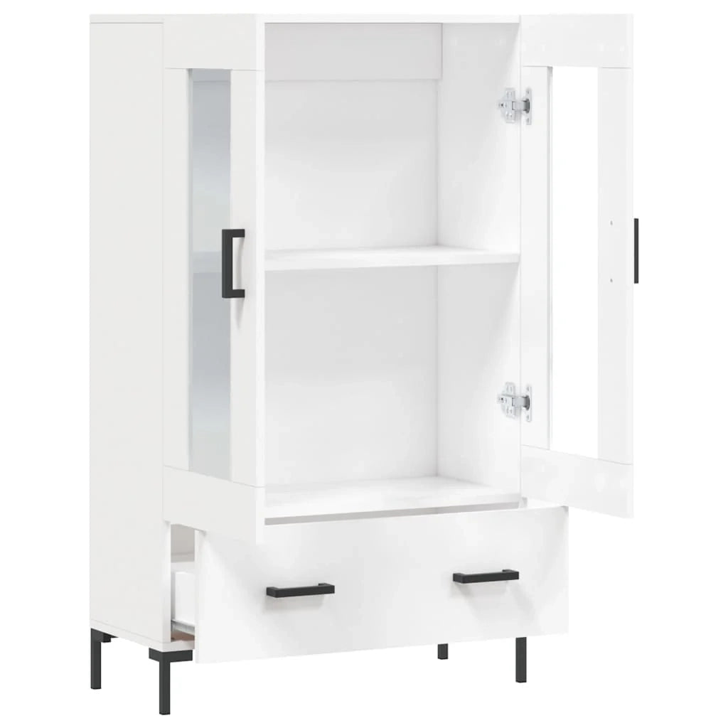 Buffet credenza cassettiera mobiletto mobile contenitore organizer cucina soggiorno salotto alto 69,5 x 31 x 115 cm legno ingegnerizzato bianco 02_0032493