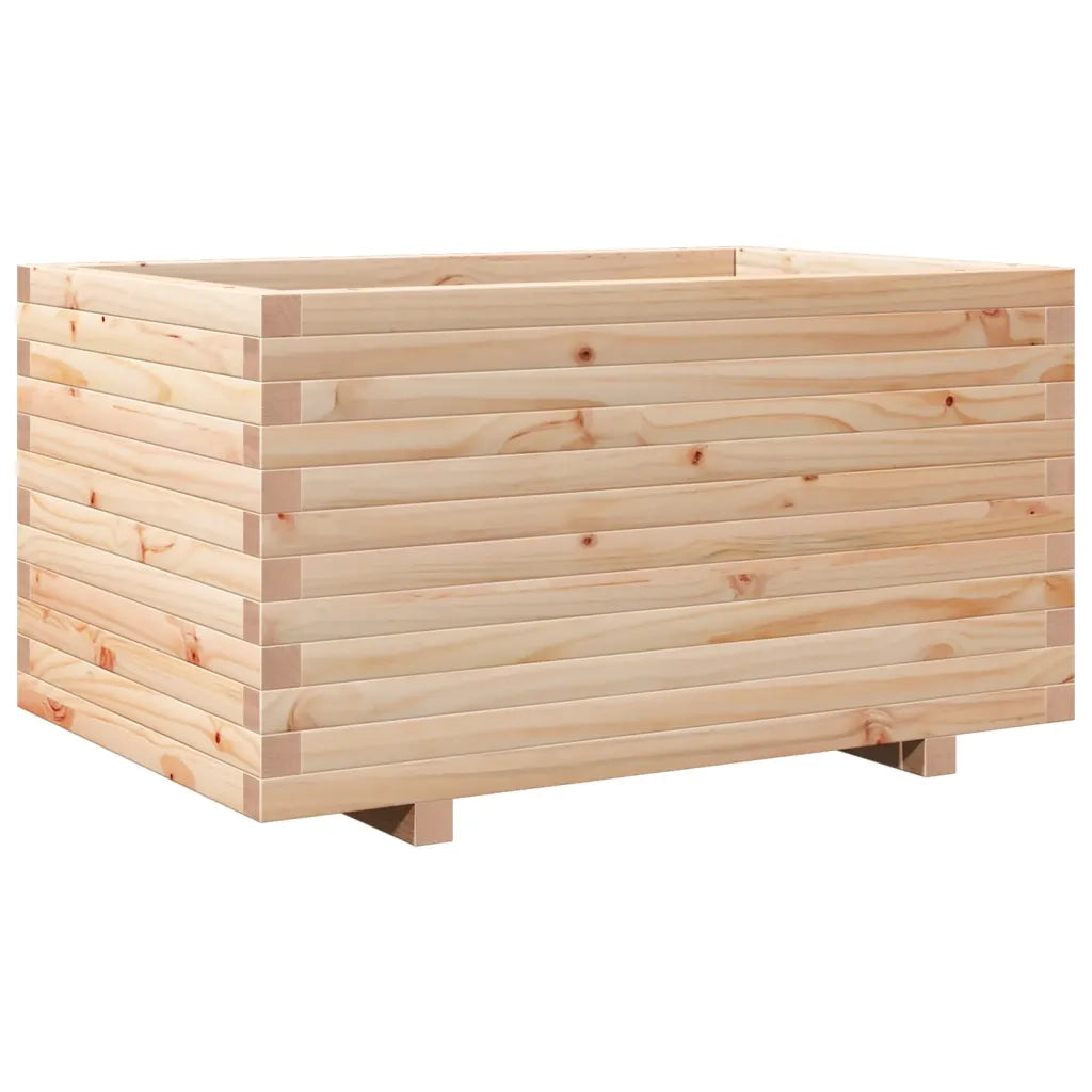 Fioriera da Giardino 90x60x49,5 cm in Legno Massello di Pino 847383