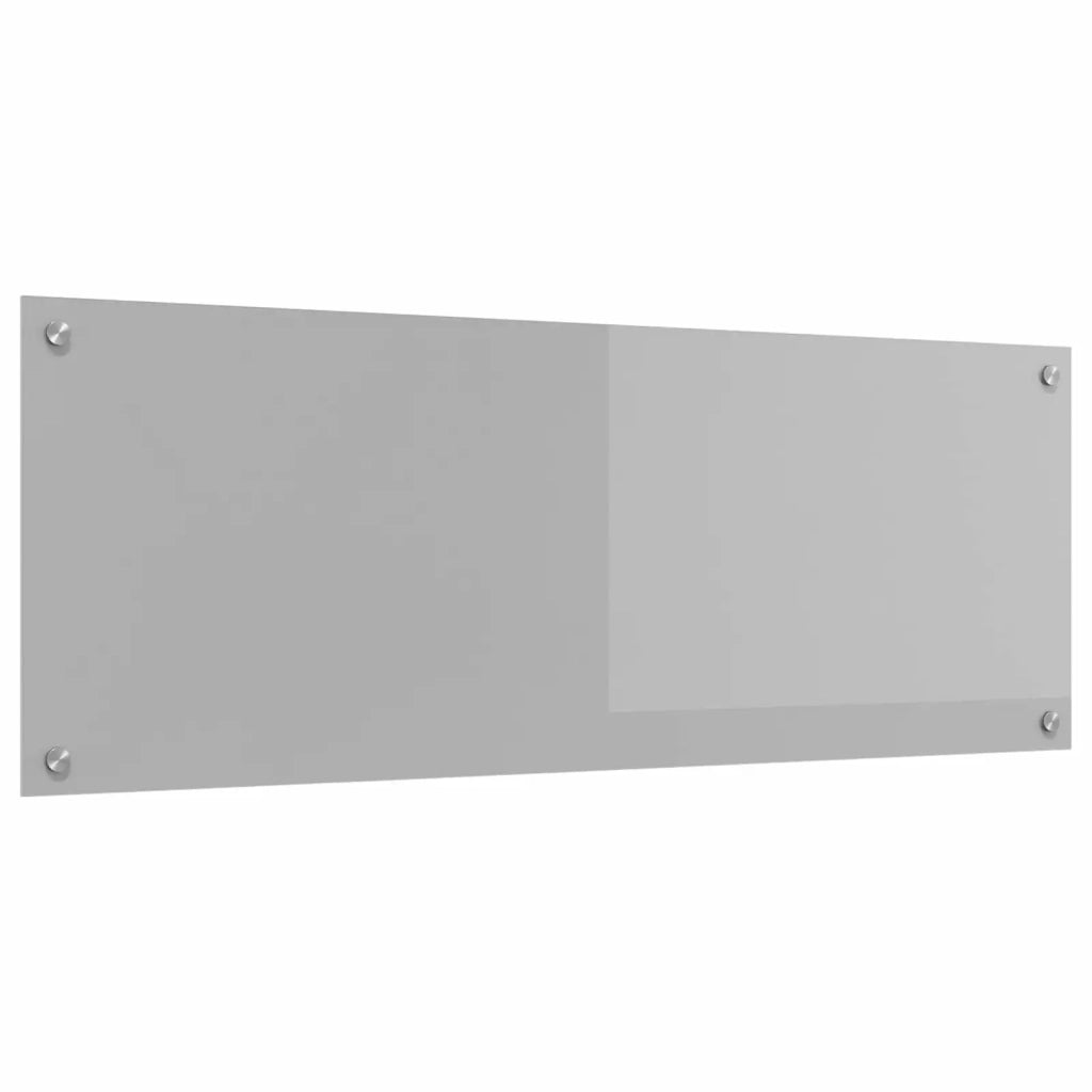 Schienale da cucina Grigio chiaro 110 x 40 cm vetro temperato 42001304