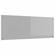 Schienale da cucina Grigio chiaro 110 x 40 cm vetro temperato 42001304