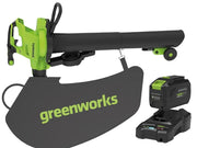 SOFFIATORE ASPIRATORE GREENWORKS 48V KIT GD48BVIIK4