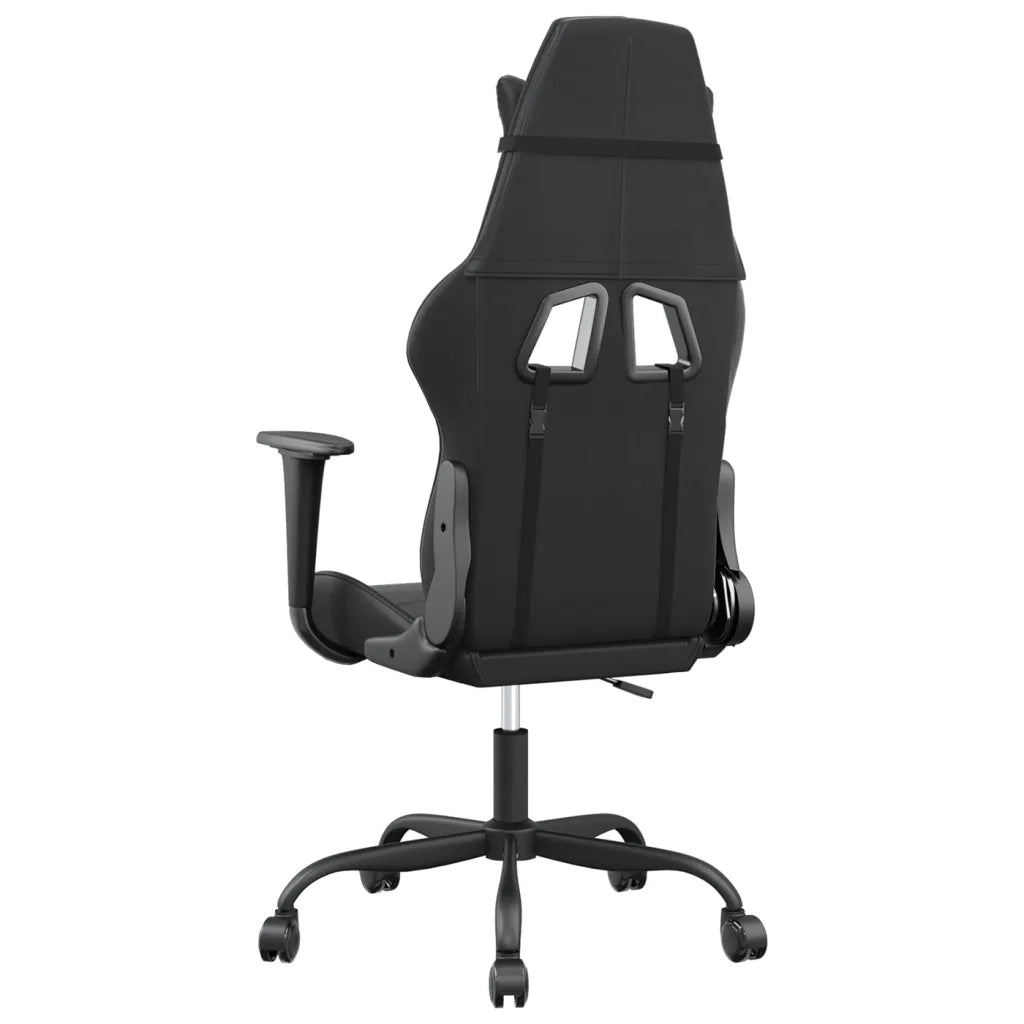 Sedia da Gaming | Sedia da e-sports Nera in Similpelle