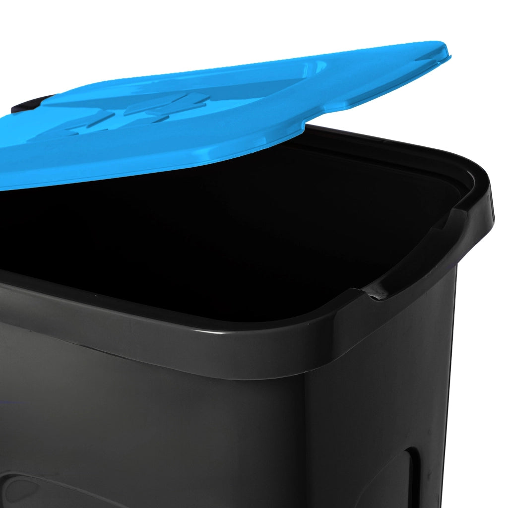 Cestino per rifiuti KADAX da 30 litri, contenitore per la raccolta differenziata con coperchio.