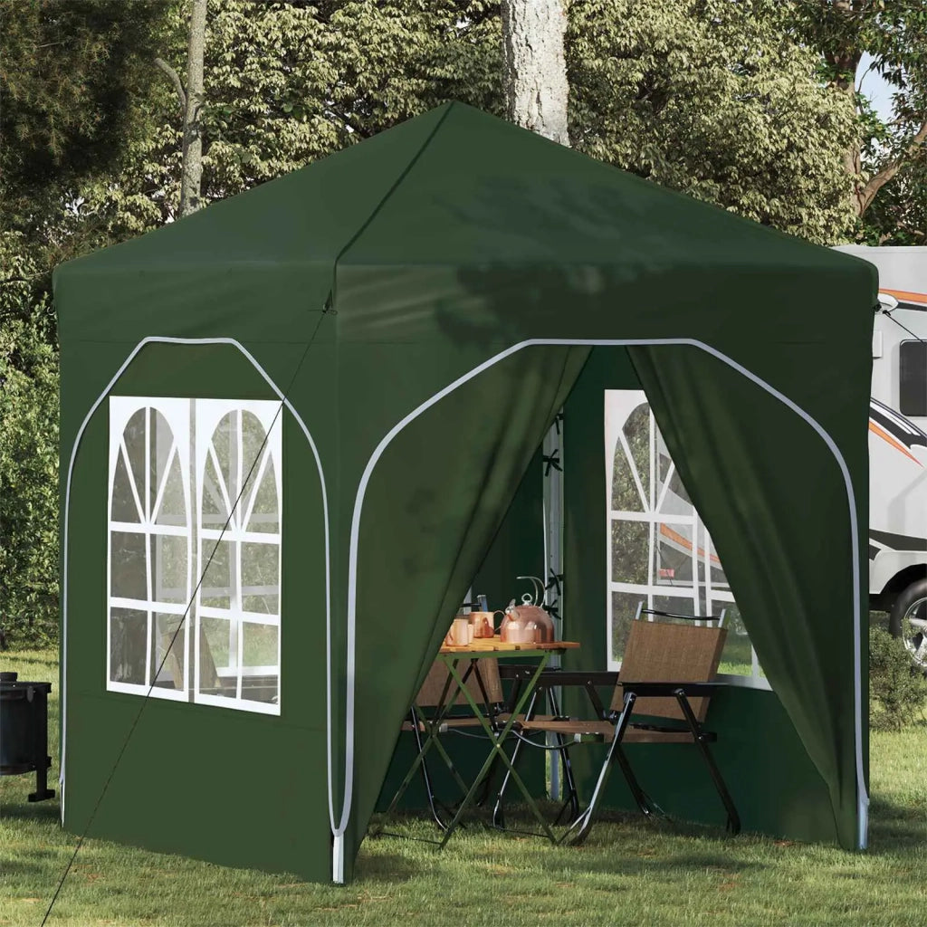 Tenda per feste a pop-up-Gazebo 192 x 192 x 245 cm Verde 309705