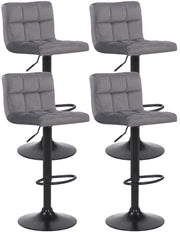 4er Set Barhocker Feni Samt