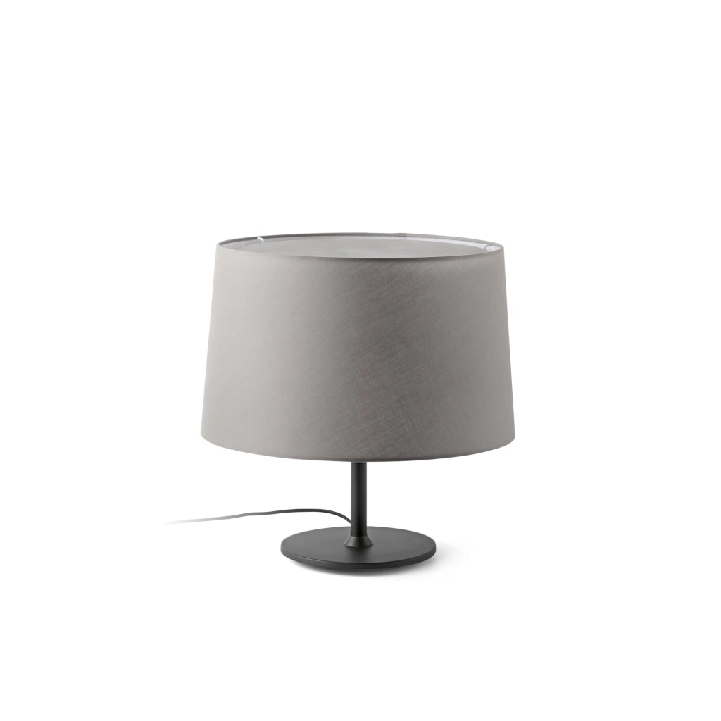 WINDSOR Lampada da tavolo nera/grigio