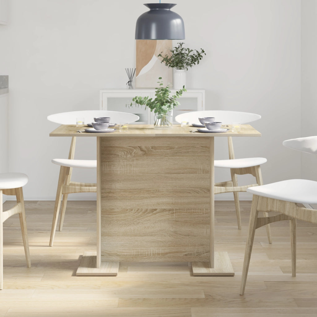 Tavolo da pranzo  in rovere Sonoma 110x60x75 cm in legno ingegnerizzato