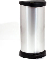 Pedaalemmer 40L in acciaio inossidabile a finitura metallico nero - cestino per rifiuti di alta qualità - ordina ora con sconto pedaalemmer 50 litri