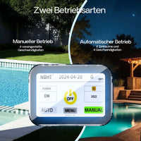 Pompa piscina per ricircolo con velocità regolabile 750W 21000l/h 17m Pompa di circolazione