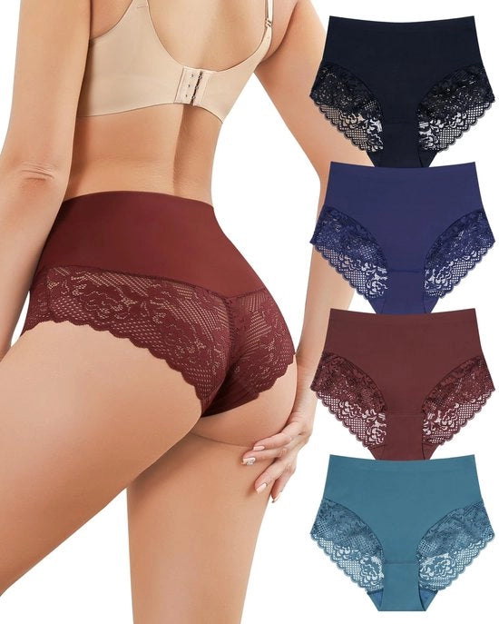 Sottoveste senza cuciture - Alta vita - Multipack S-XXL - Sottoveste respirante - Leggero e soffice - 100% cotone intero - Sottovesti