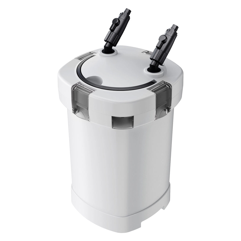 HW-505A Filtro esterno per acquari con pompa 800 l/h, filtro a 4 stadi con mezzi e spugne filtranti inclusi