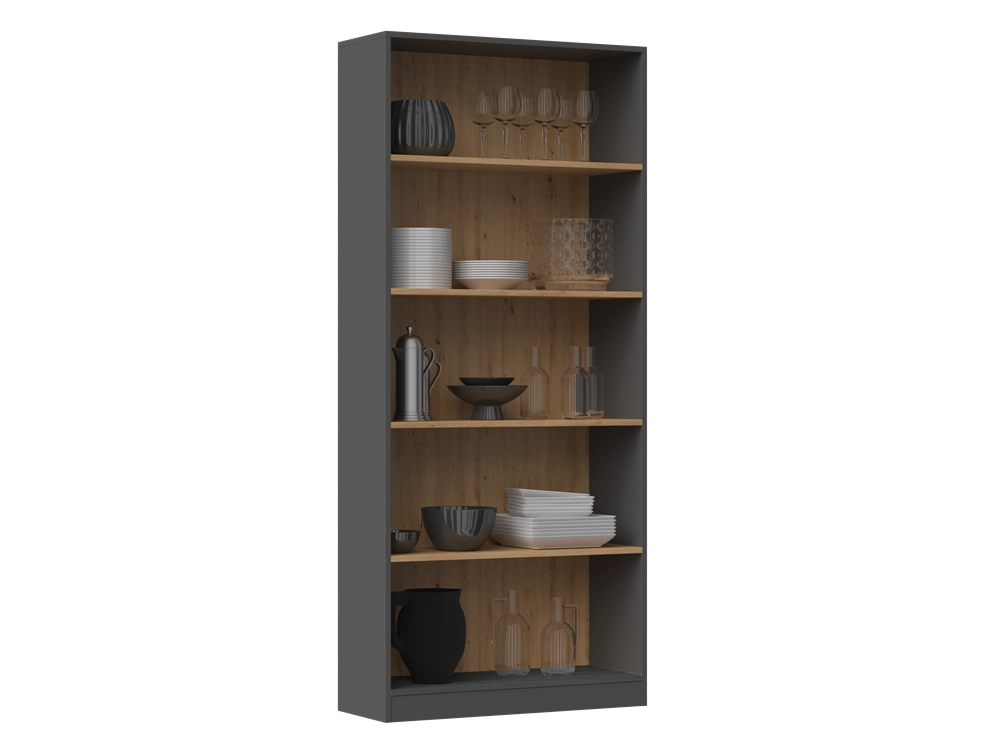 Scaffale ONYX R80 antracite artisan libreria moderna