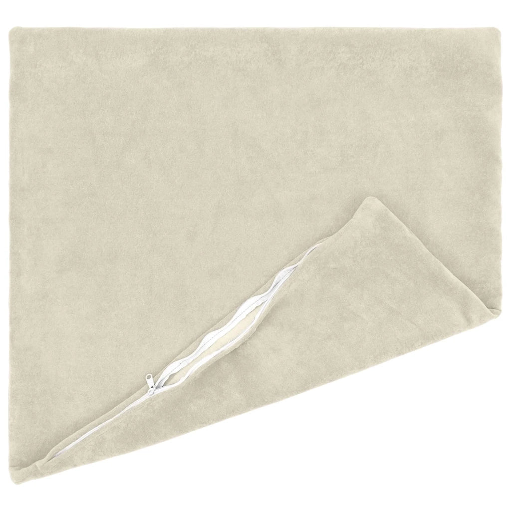 Federa 2 pcs HEERLEN Crema 65 x 65 cm Fleece in microfibra 912991