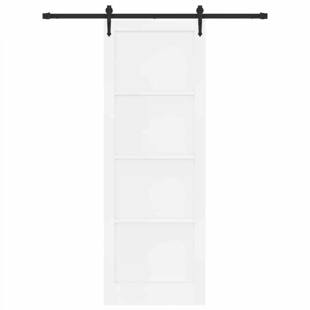 Porta scorrevole ORKDAL Bianco e Nero 83 x 232 cm 3445563