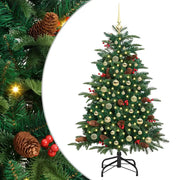Albero di Natale | Decorazioni natalizie artificiale con 150 LED Verde 150 cm