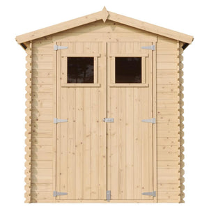 Casetta da Giardino in Legno per Esterni CON PAVIMENTO TRATTATO - L196xL186xA218 cm/ 2,82 m2