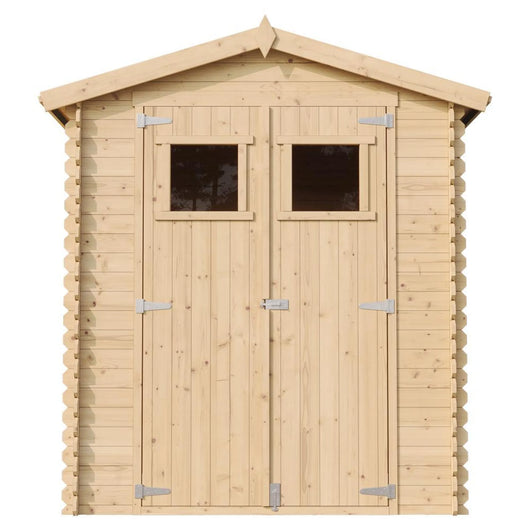 Casetta da Giardino in Legno per Esterni CON PAVIMENTO TRATTATO - L196xL186xA218 cm/ 2,82 m2