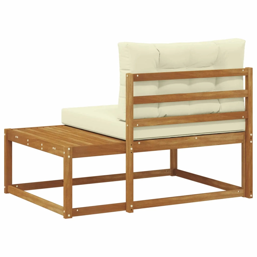 Divano da Giardino-Divano Esterno Finale con cuscino Naturale 115 x 83 x 73 cm 601522
