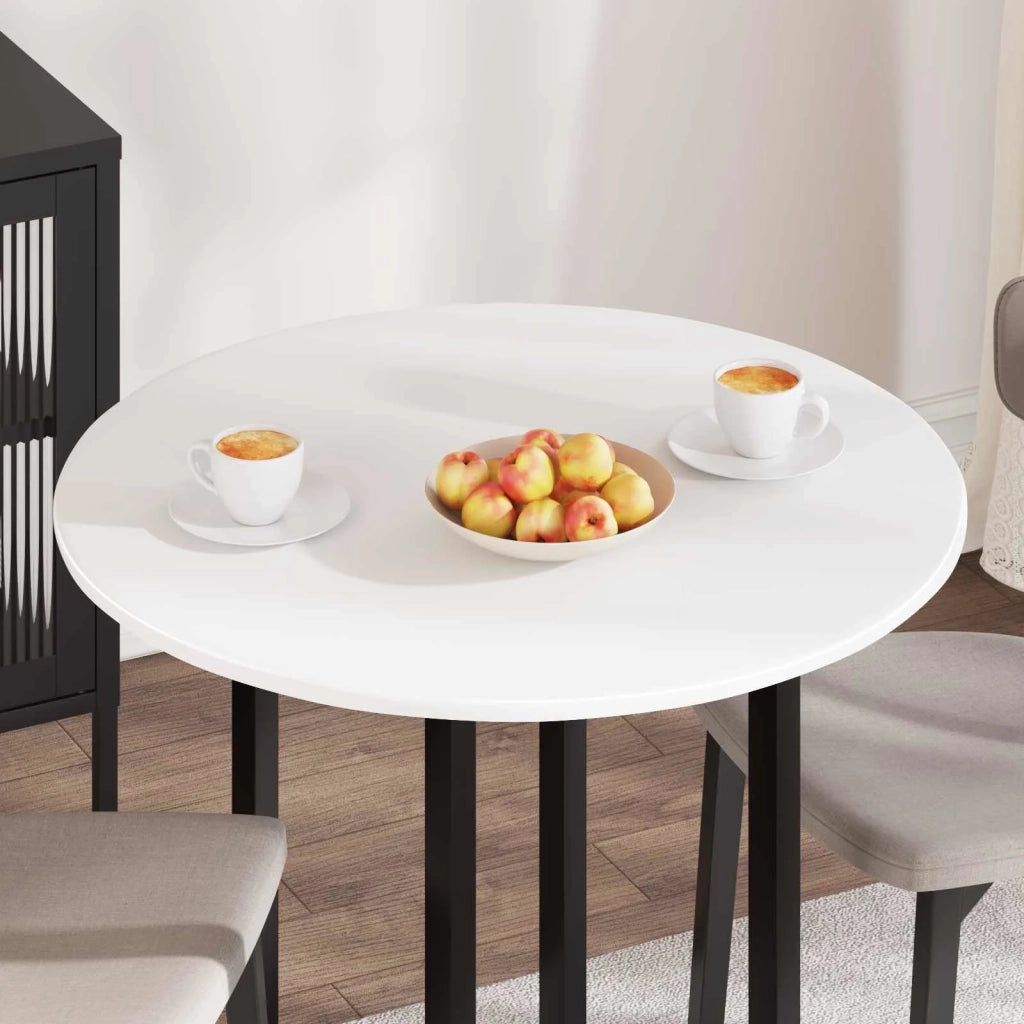 Piano del tavolo Bianco Ø 80 x 1,5 cm Legno multistrato 880421